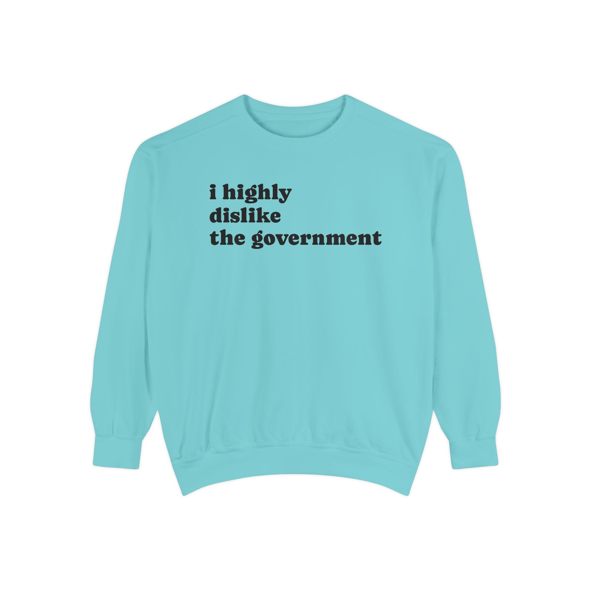 I Highly Dislike the Government Crewneck