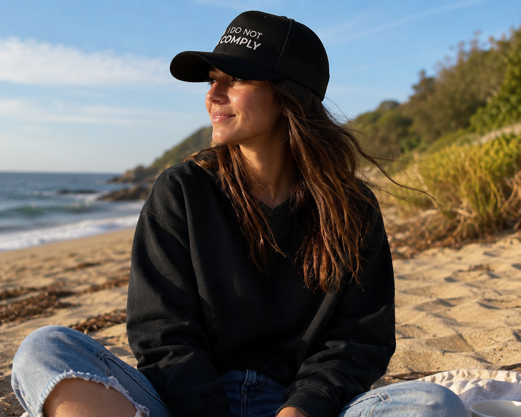I Do Not Comply Snapback Trucker Cap